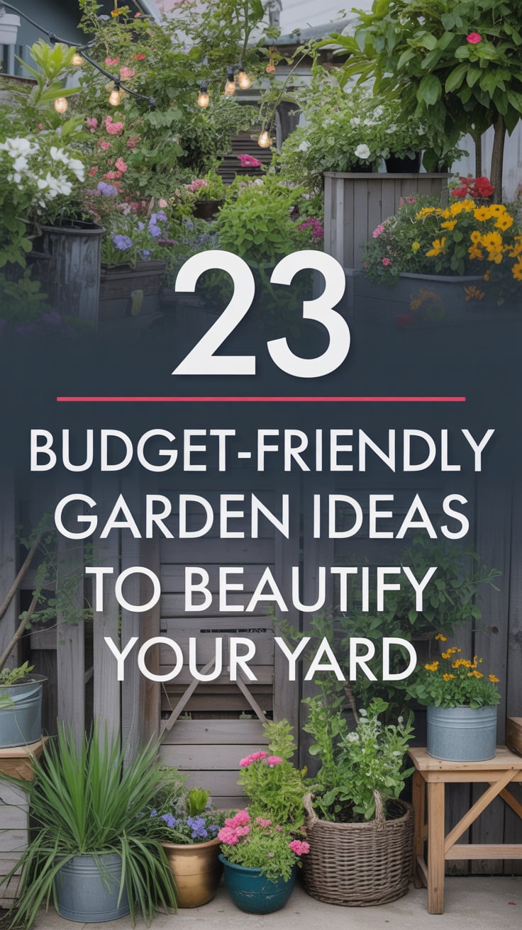 23 Budget-Friendly Garden Ideas to Beautify Your Yard