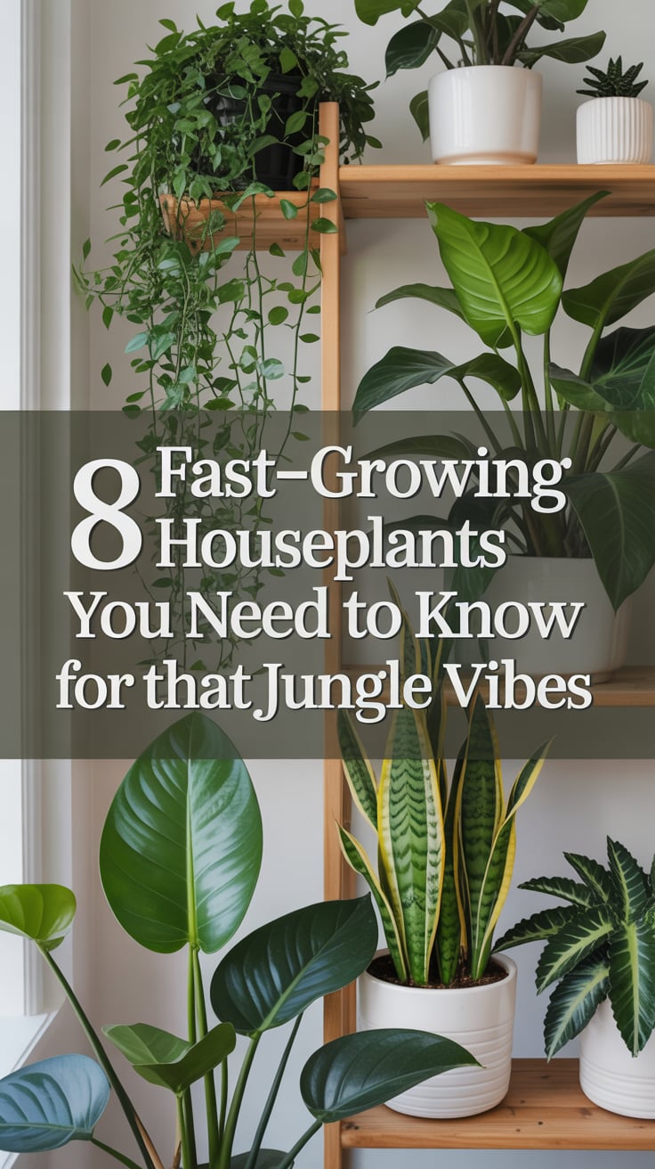 8 Fast-Growing Houseplants You Need To Know For That Jungle Vibes