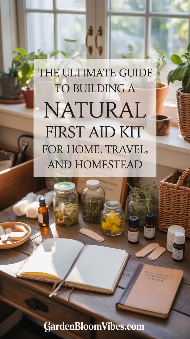 The Ultimate Guide to Building a Natural First Aid Kit for Home, Travel, and Homestead