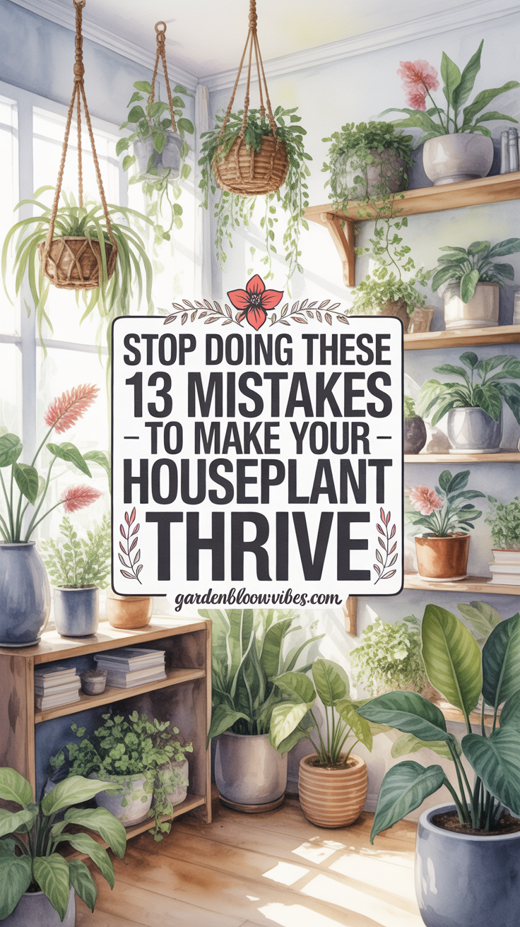 Stop Doing These 13 Mistakes To Make Your Houseplant Thrive