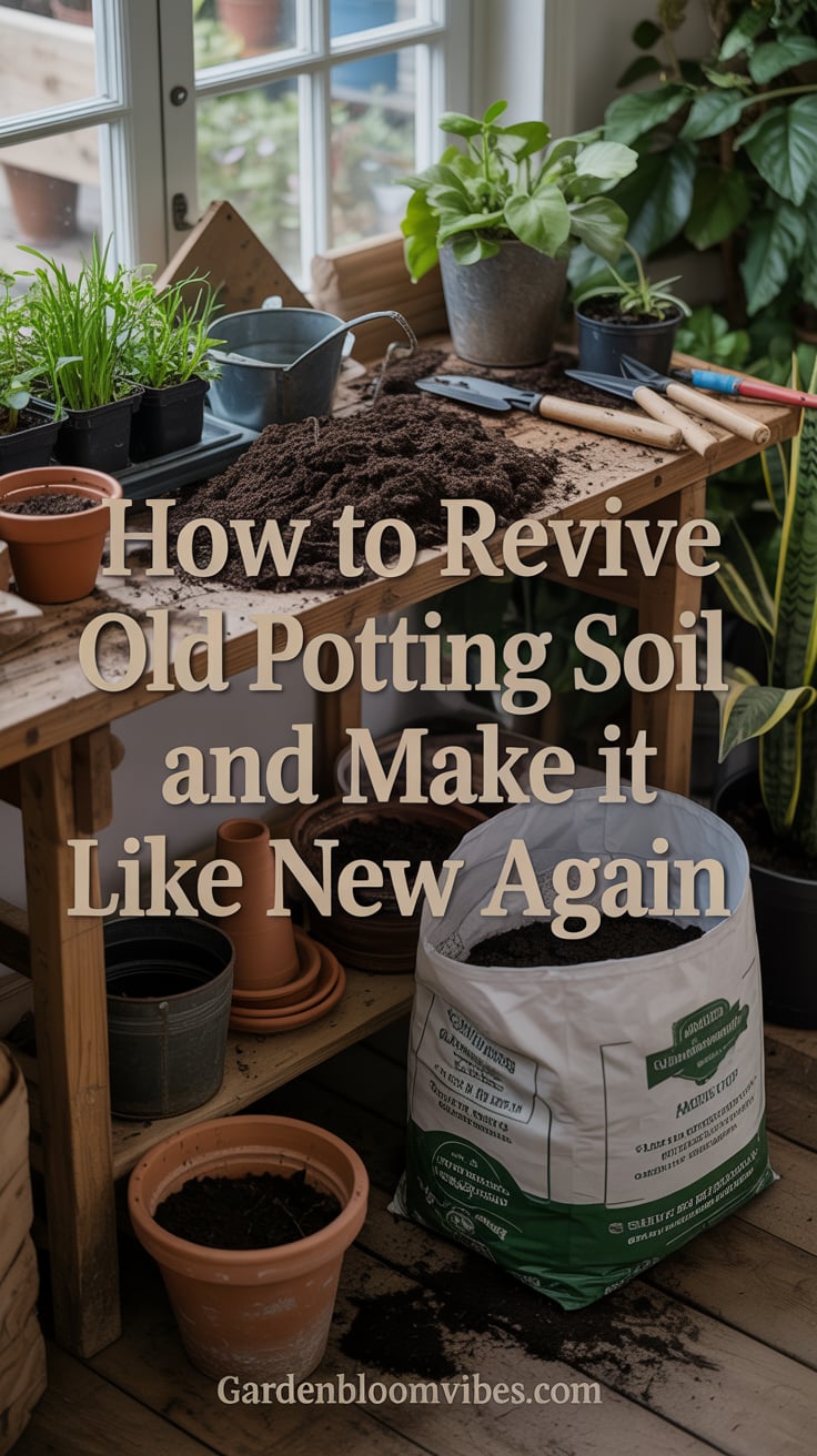 How to Revive Old Potting Soil and Make It Like New Again