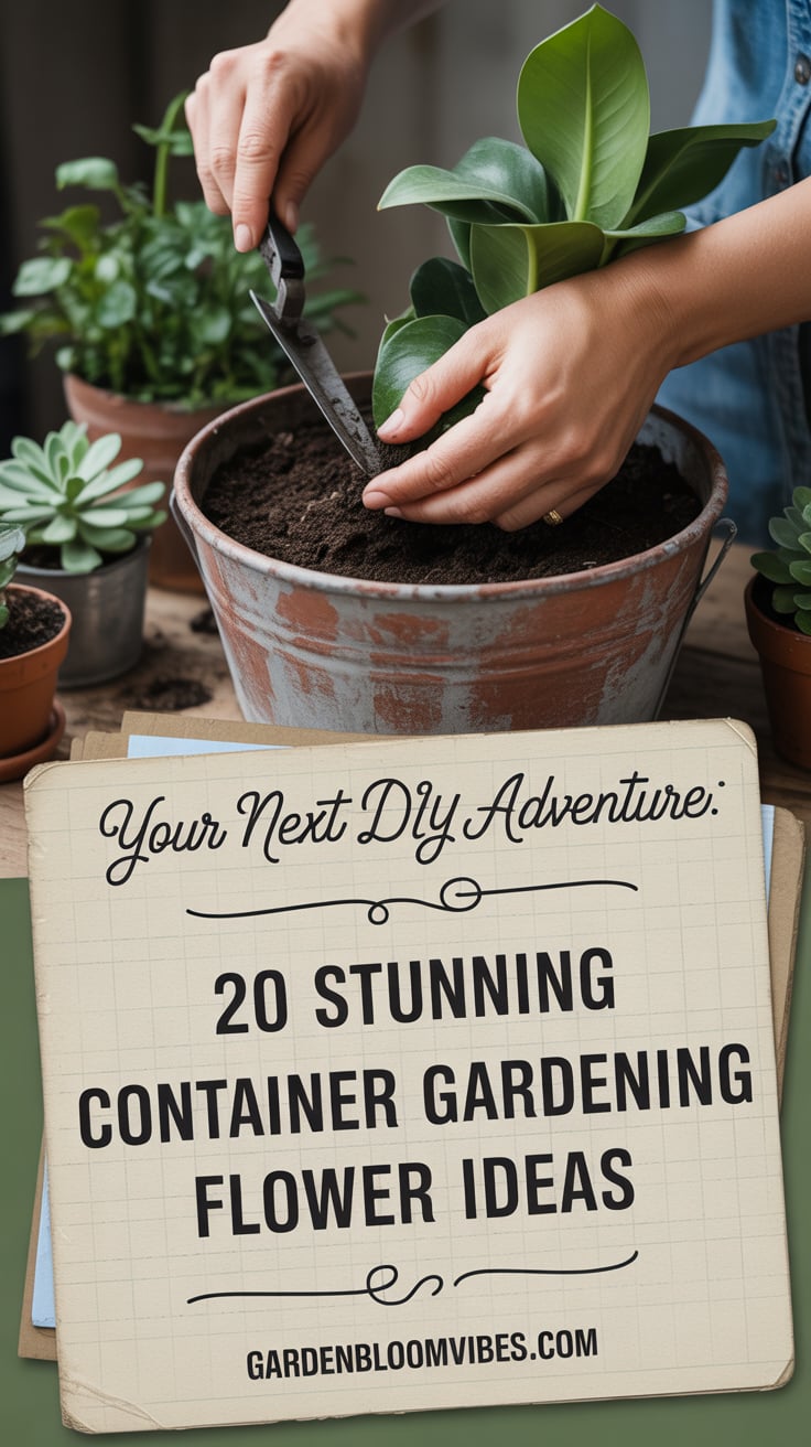 Container Gardening Flower Ideas