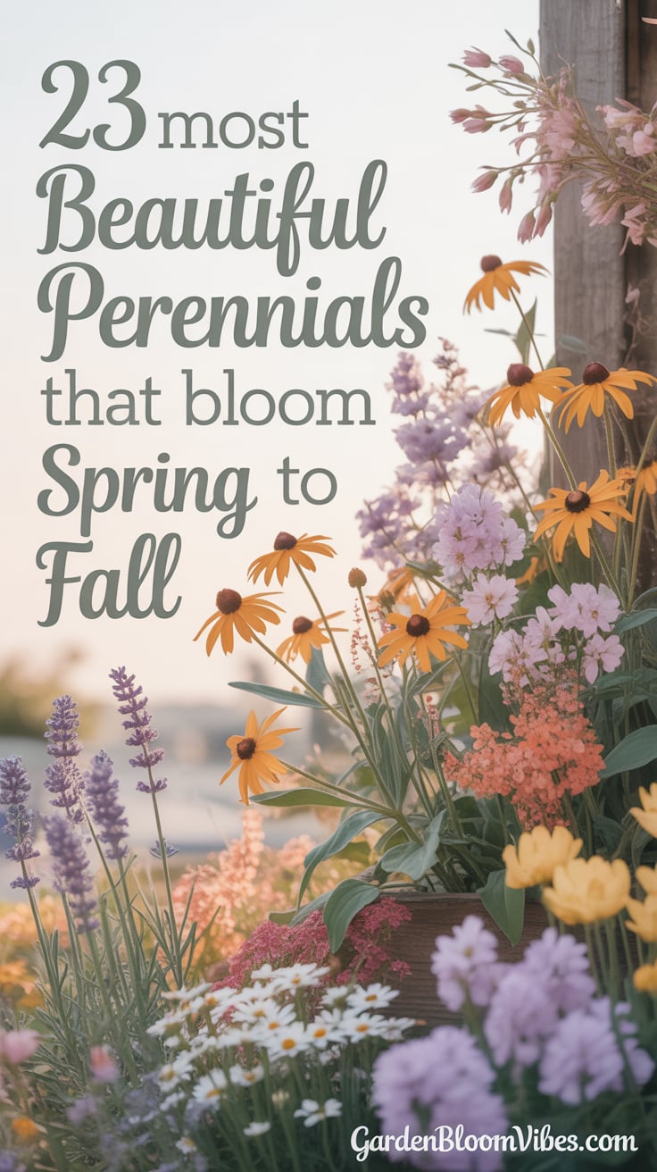 Beautiful Perennials That Bloom Spring to Fall