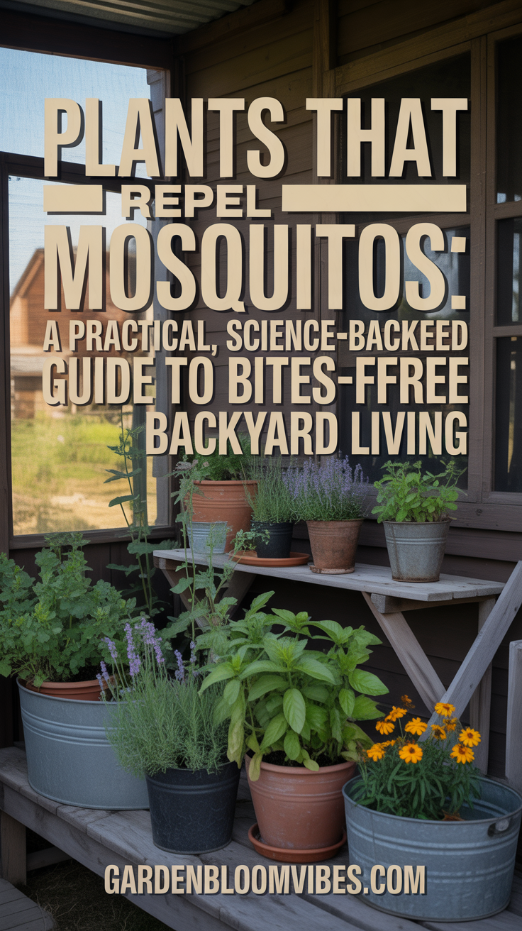 Plants That Repel Mosquitos: A Practical, Science-Backed Guide