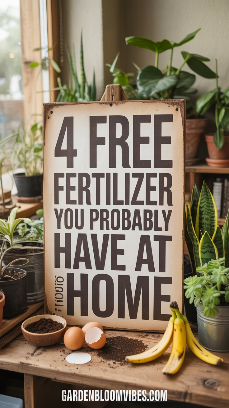 4 Free Fertilizier You Probably Have at Home