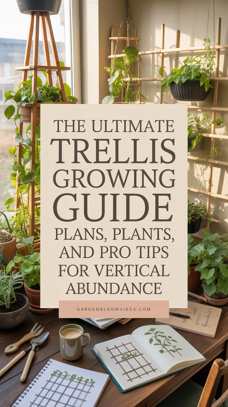 The Ultimate Trellis Growing Guide: Plans, Plants, and Pro Tips for Vertical Abundance
