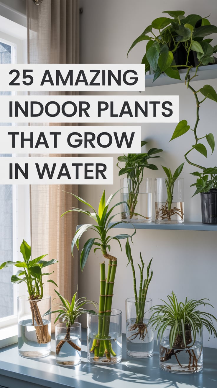 25 Amazing Indoor Plants That Grow In Water
